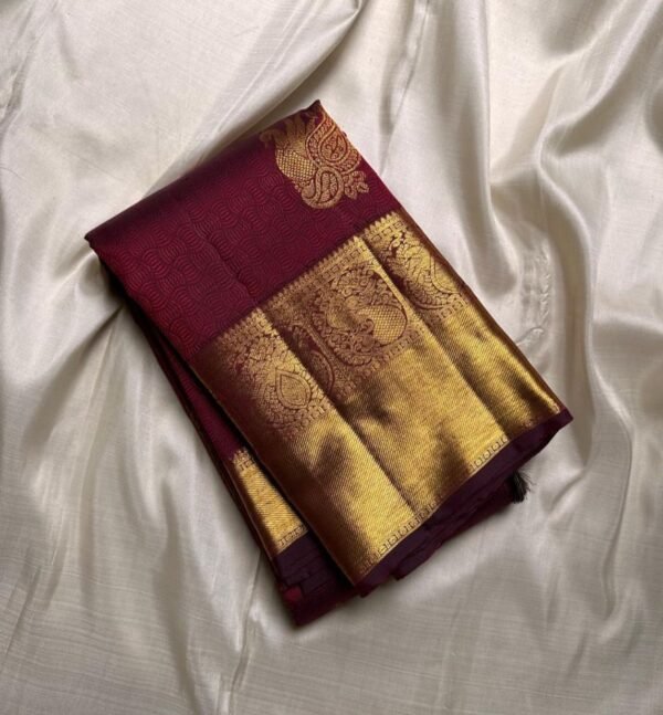 Captivating Maroon Soft Banarasi Silk Saree With Desirable Blouse Piece
