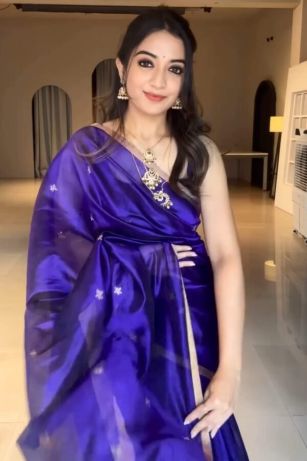 Invaluable Royal Blue Soft Silk Saree With Exquisite Blouse Piece