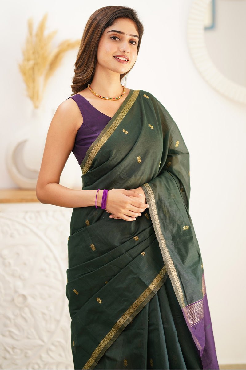 ShrijiAvadh-SC-126-GreenDark-Purple_6