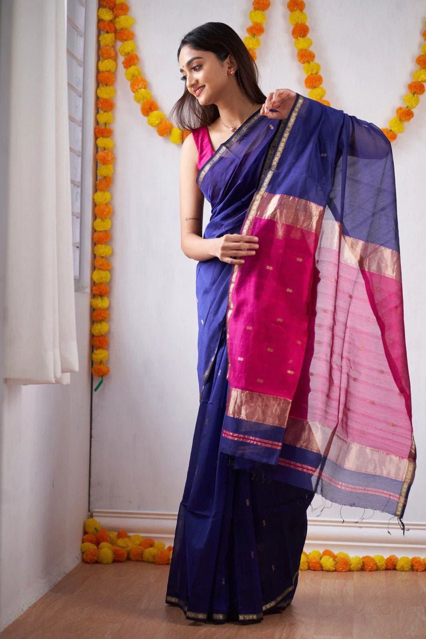 ShrijiAvadh-SC-126-NavyBlue_3