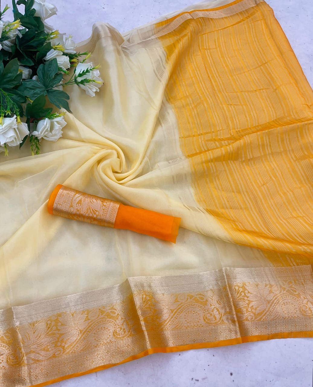 ShrijiAvadh-SC-249-White_Orange_1