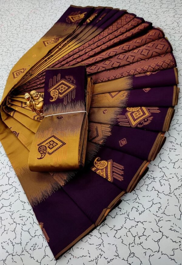 Refreshing Mustard Soft Banarasi Silk Saree With Demure Blouse Piece